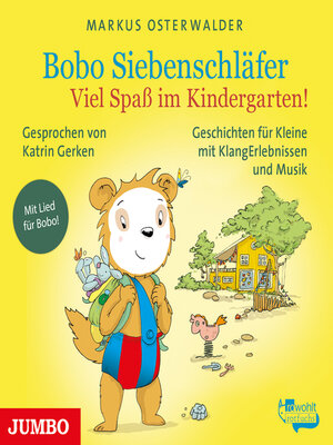 cover image of Bobo Siebenschläfer. Viel Spaß im Kindergarten!